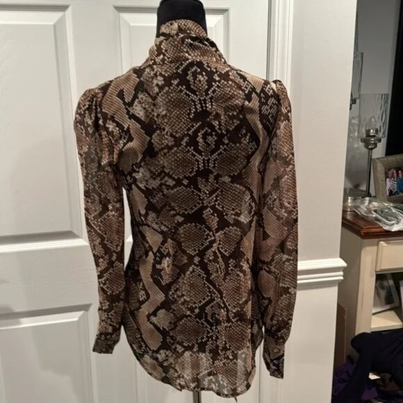 Altuzarra blouse in snakeskin - Picture 5 of 6